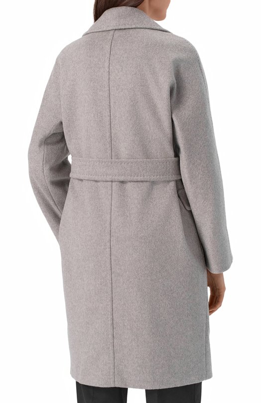 Пальто из шерсти и кашемира Max Mara Studio PANTE0N Серый  PANTE0N Фото 4