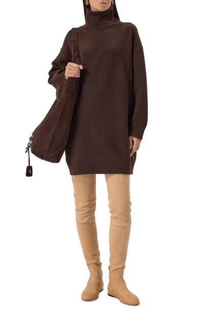 Замшевые ботфорты KITON, арт. D60833K0520H03, фото 3