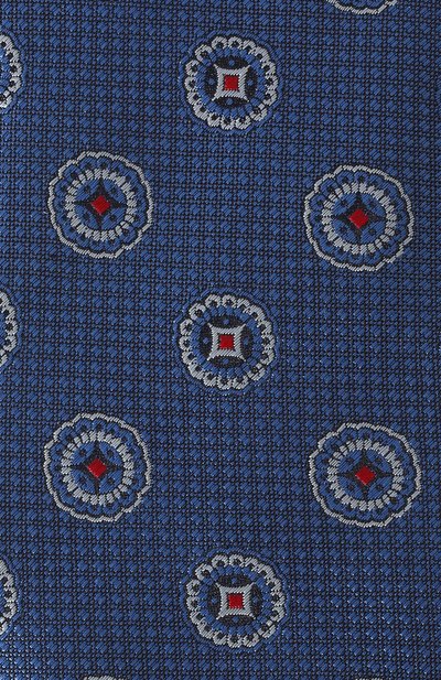 Шелковый галстук CANALI синего цвета по цене 16600 руб., арт. 18/HJ03522, фото 4 Шелковый галстук CANALI, арт. 18/HJ03522, фото 4