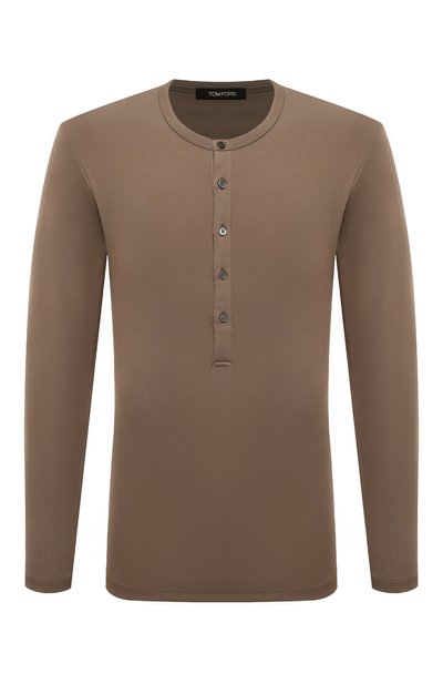 Мужская хлопковый лонгслив TOM FORD, арт. T4M15104/214