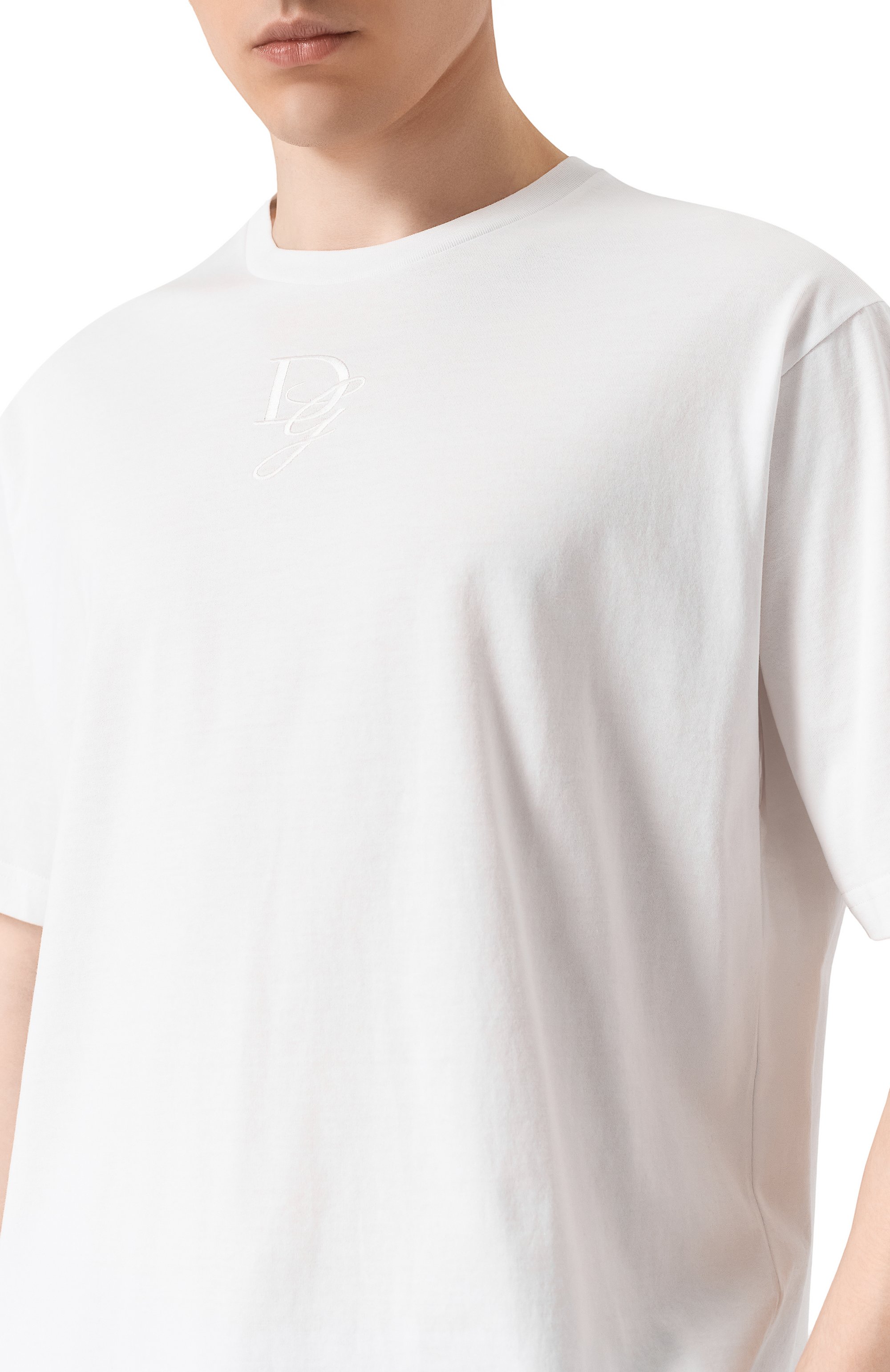 Хлопковая футболка DOLCE & GABBANA, арт. G8PN9Z/G704E, фото 5