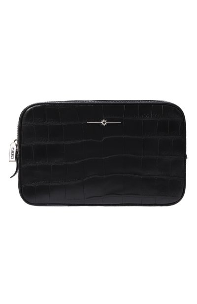 Мужской кожаная борсетка из крокодила AURUS, арт. NS001BKS