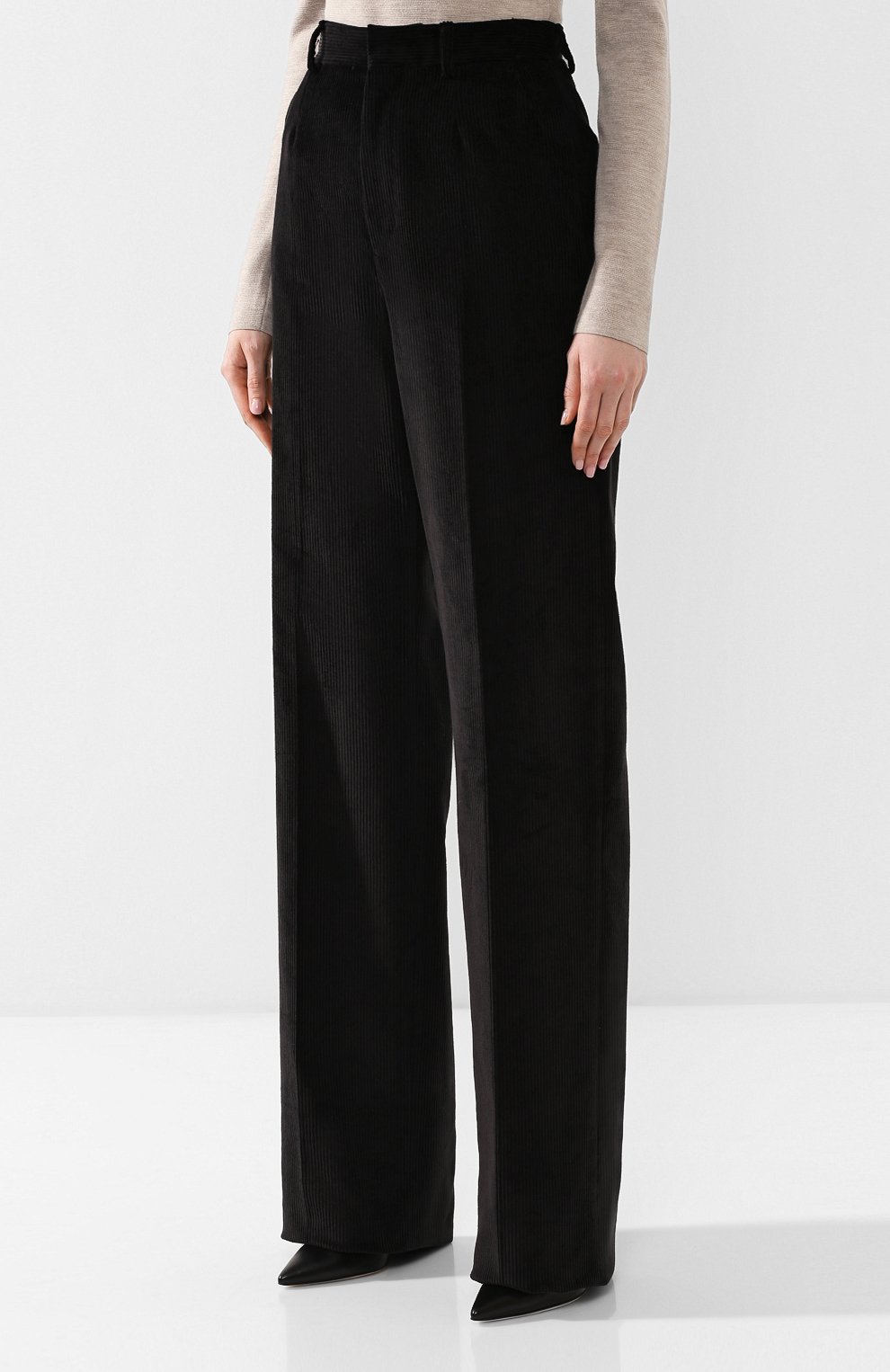 Вельветовые брюки DSQUARED2 черного цвета по цене 59750 руб., арт. S75KA0993/S49356, фото 3 Вельветовые брюки DSQUARED2, арт. S75KA0993/S49356, фото 3