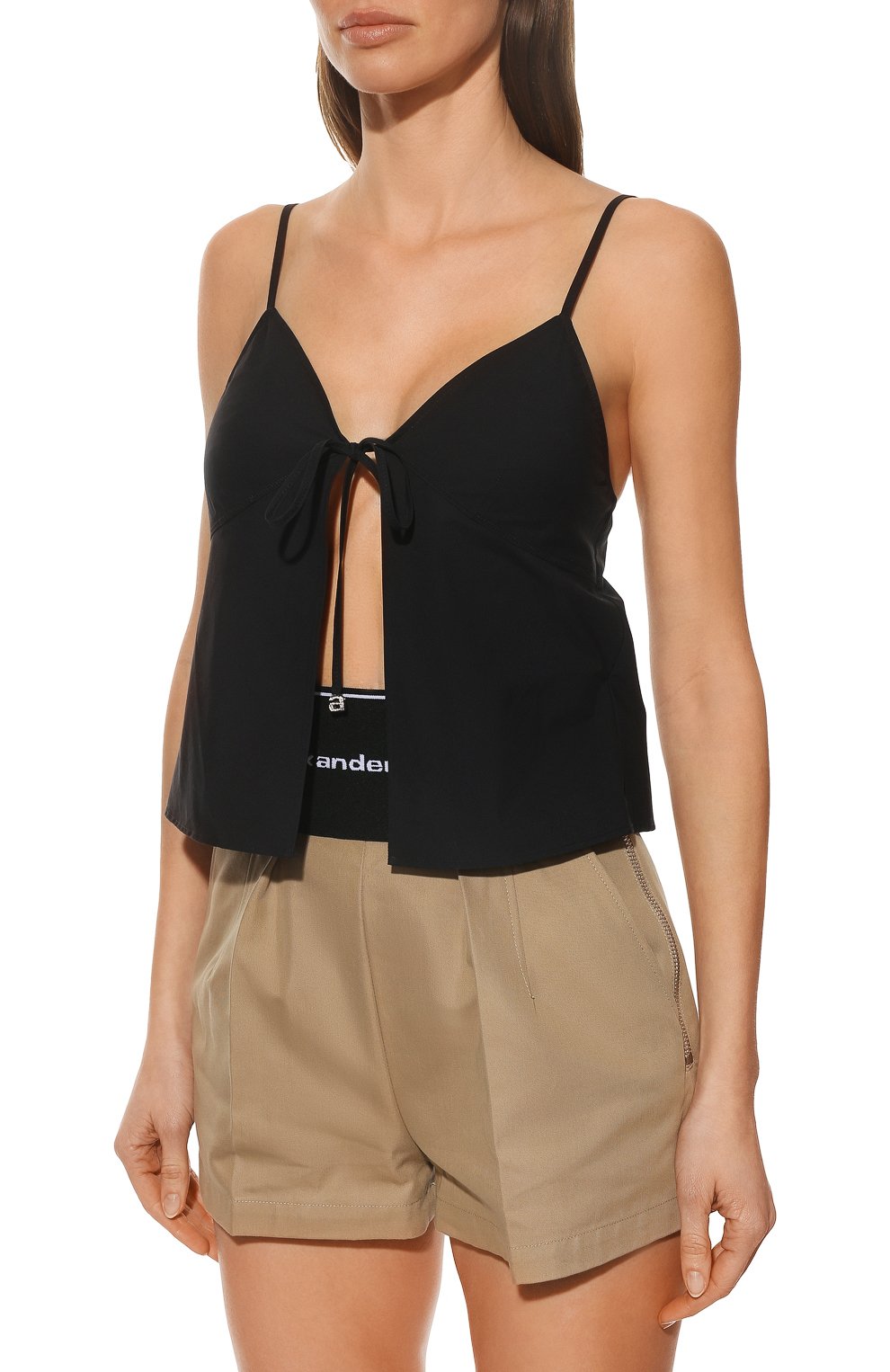 Хлопковый топ ALEXANDERWANG.T, арт. 4WC2221319, фото 3