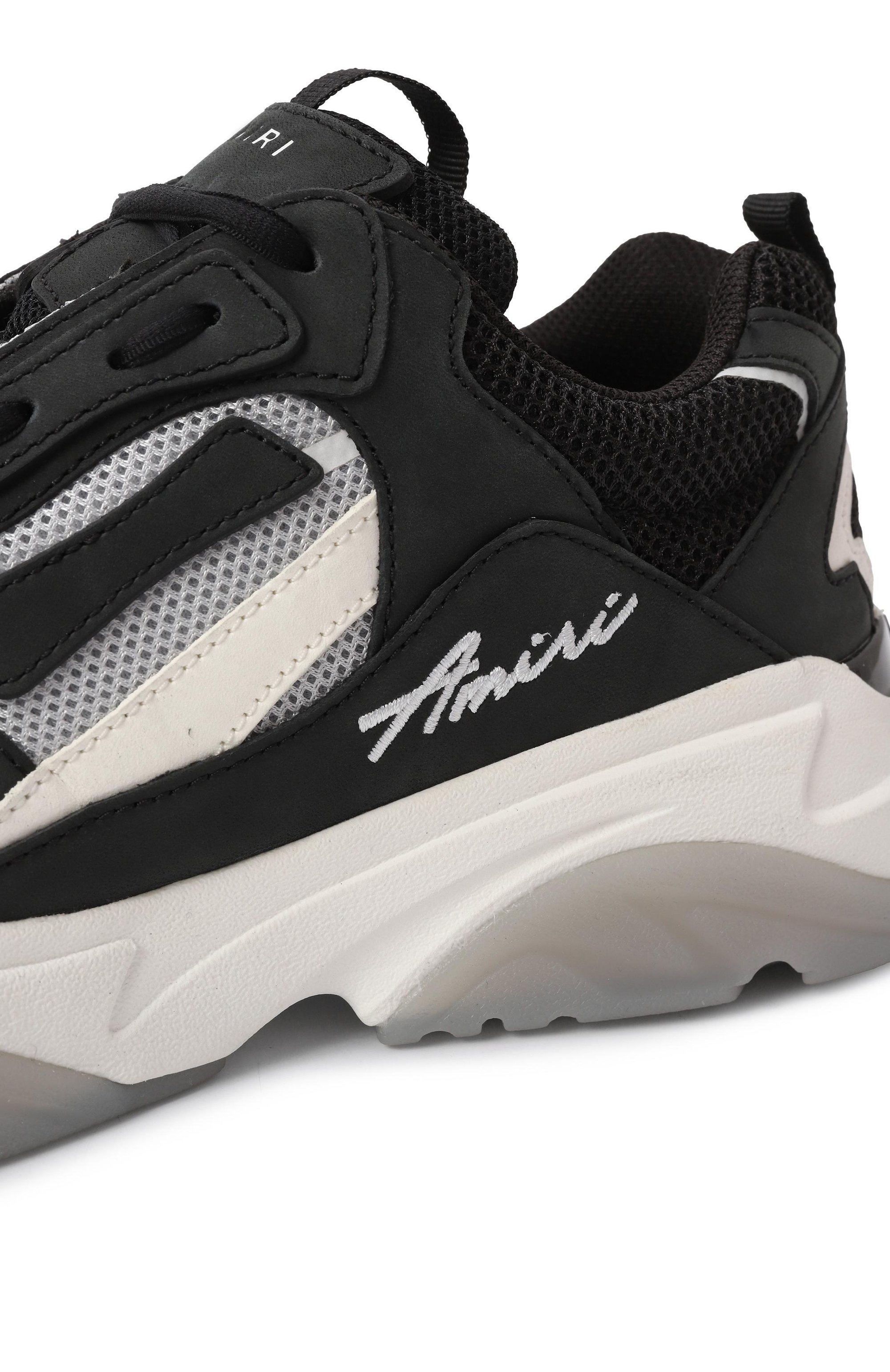 Кожаные кроссовки bone running AMIRI, арт. AMF0SR1091, фото 7