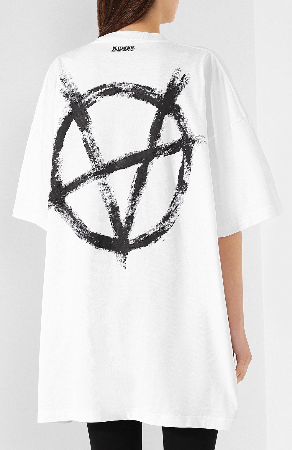 Хлопковая футболка VETEMENTS, арт. UAH20TR923/W, фото 4