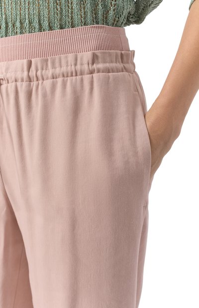 Брюки изо льна и вискозы LORENA ANTONIAZZI, арт. P2550PA81B/3347, фото 5