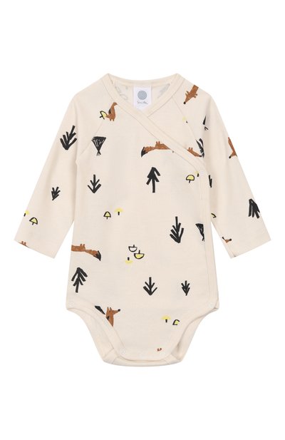 Хлопковое боди SANETTA, арт. 324799