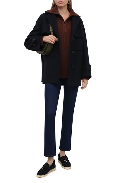 Замшевые лоферы summer charms walk LORO PIANA, арт. FAL9227, фото 2