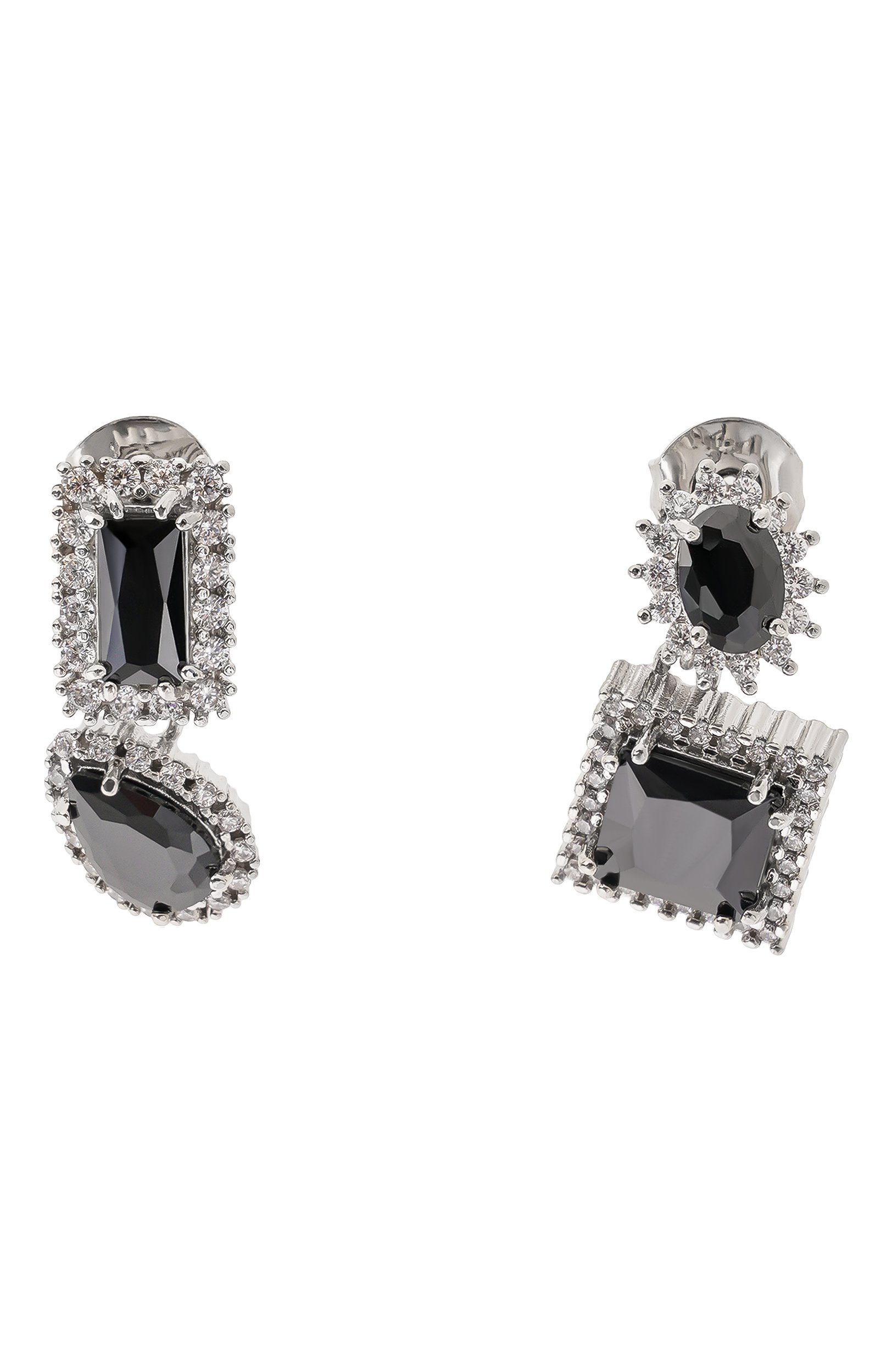 Серьги MAISON MARGIELA черного цвета по цене 57700 руб., арт. SM1VG0071/P9144, фото 1 Серьги MAISON MARGIELA, арт. SM1VG0071/P9144, фото 1