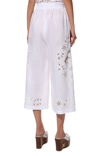 Льняные кюлоты DOLCE & GABBANA, арт. FTCC7Z/GDAFU, фото 4