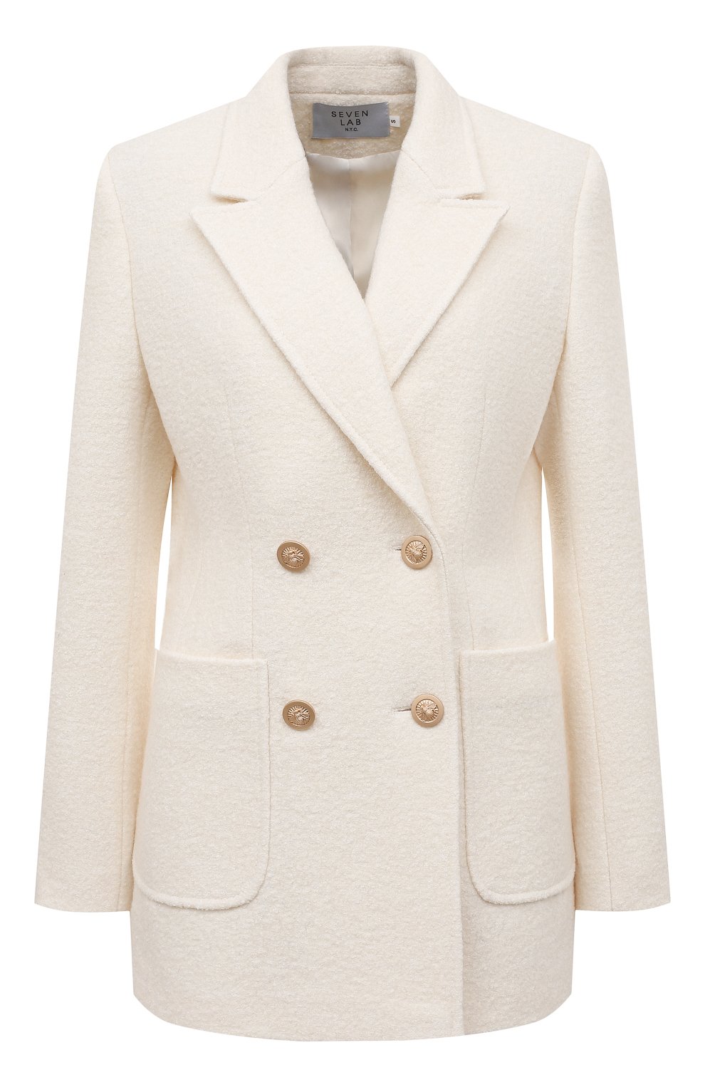 Шерстяной жакет SEVEN LAB молочного цвета по цене 29400 руб., арт. JV milk, фото 1 Шерстяной жакет SEVEN LAB, арт. JV milk, фото 1
