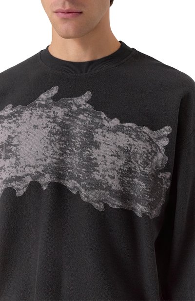 Хлопковый свитшот DIESEL, арт. A21559/0TKCA, фото 5