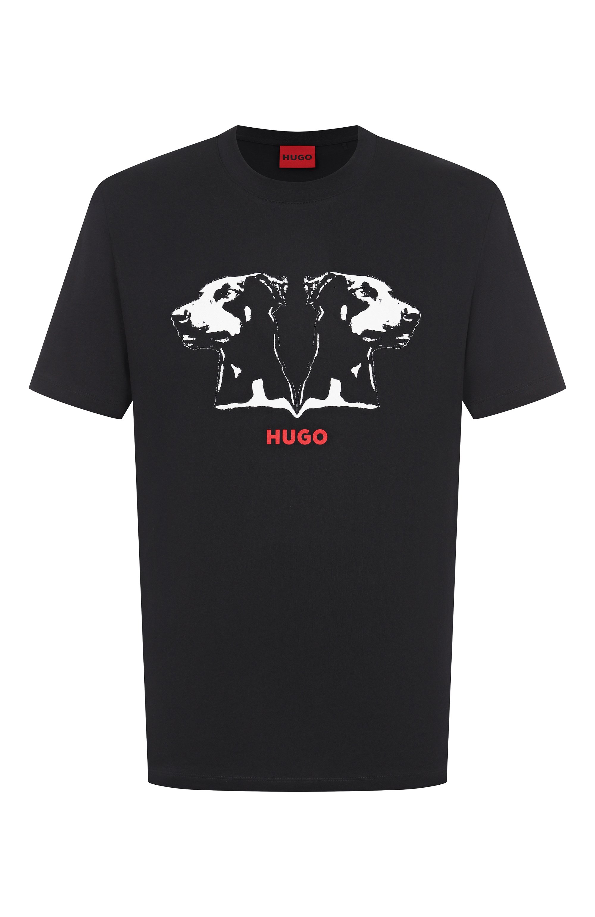 Хлопковая футболка HUGO, арт. 50542734, фото 1