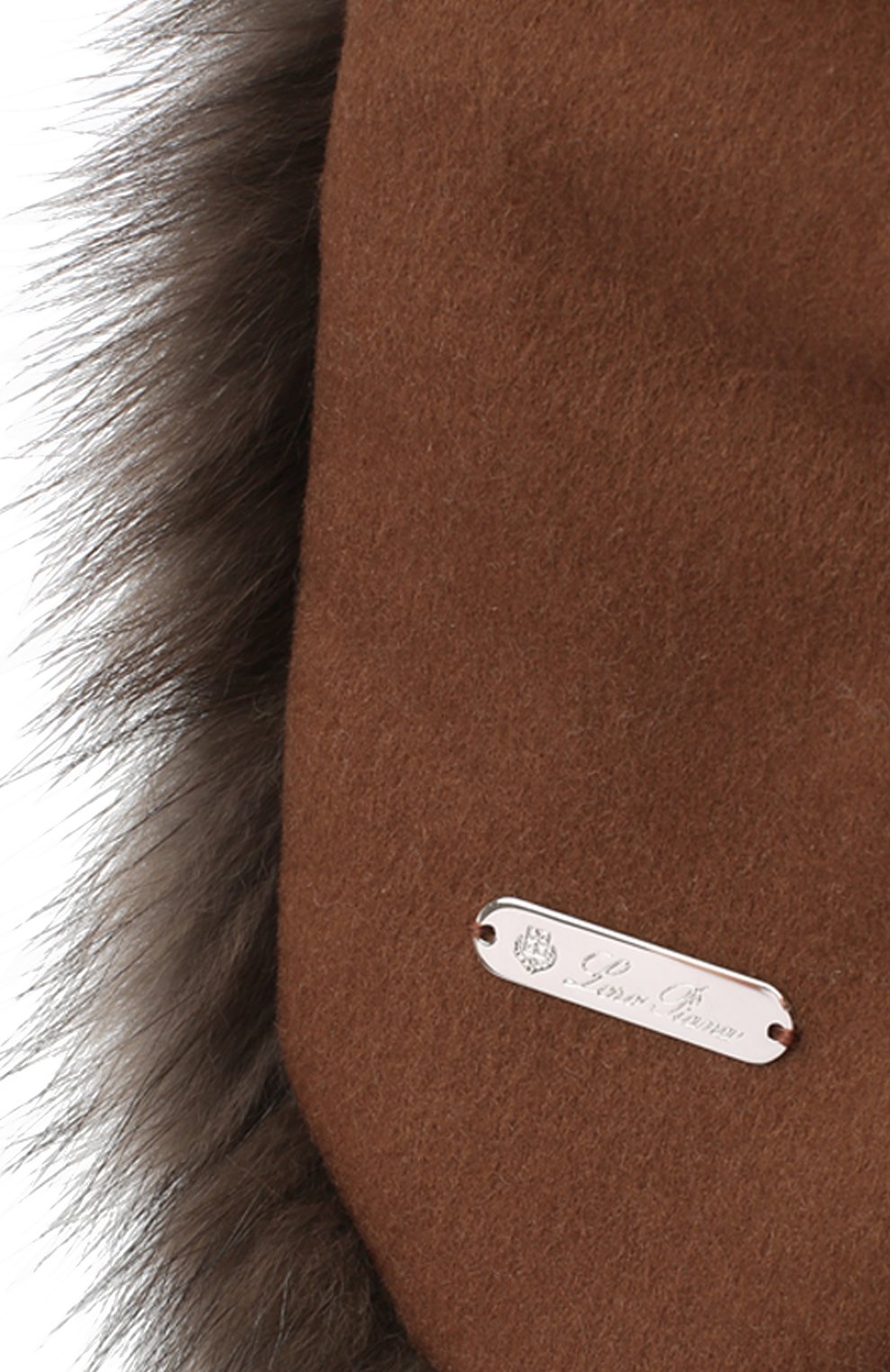 Кашемировая шапка alaskan с отделкой из соболя LORO PIANA, арт. FAG4600, фото 5