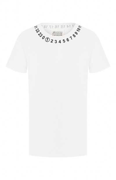 Женская хлопковая футболка MAISON MARGIELA, арт. S51GC0434/S23525