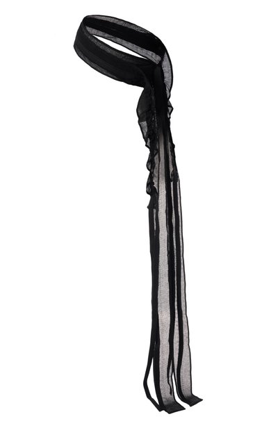 Хлопковая повязка на голову ANN DEMEULEMEESTER, арт. B0014433/RB033, фото 2