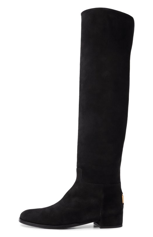 Замшевые сапоги Day Classic 20 Dolce & Gabbana CU1217/A1275 Чёрный  CU1217/A1275 Фото 4