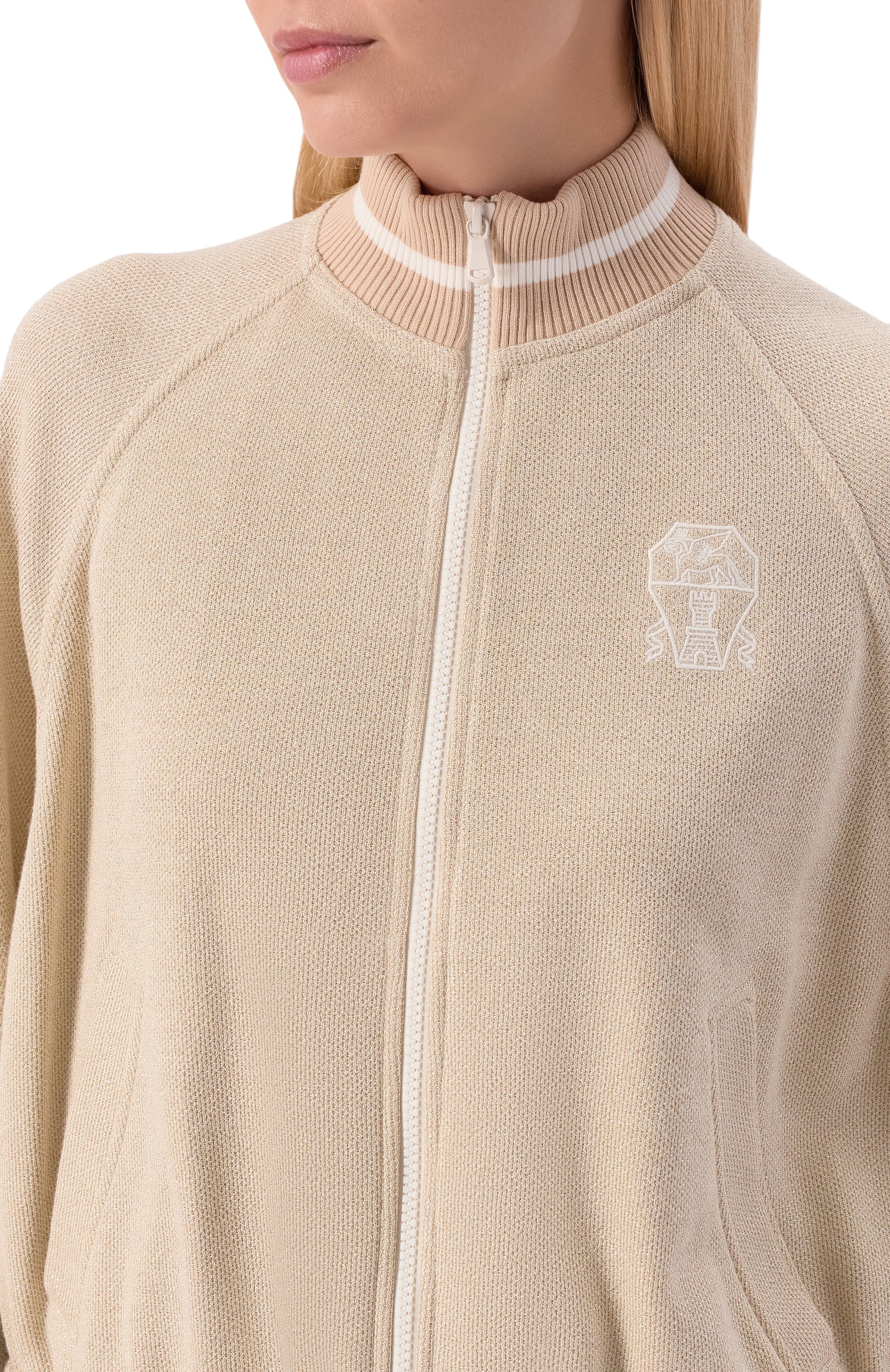 Толстовка из вискозы и хлопка BRUNELLO CUCINELLI, арт. MP930SN906, фото 5