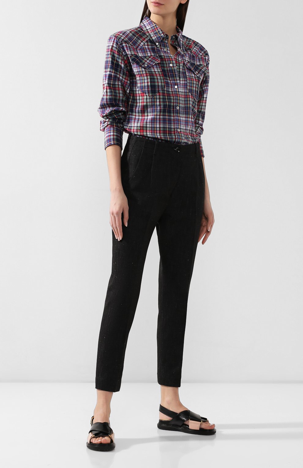 Укороченные брюки NINE IN THE MORNING, арт. 9SS19-ON06, фото 2