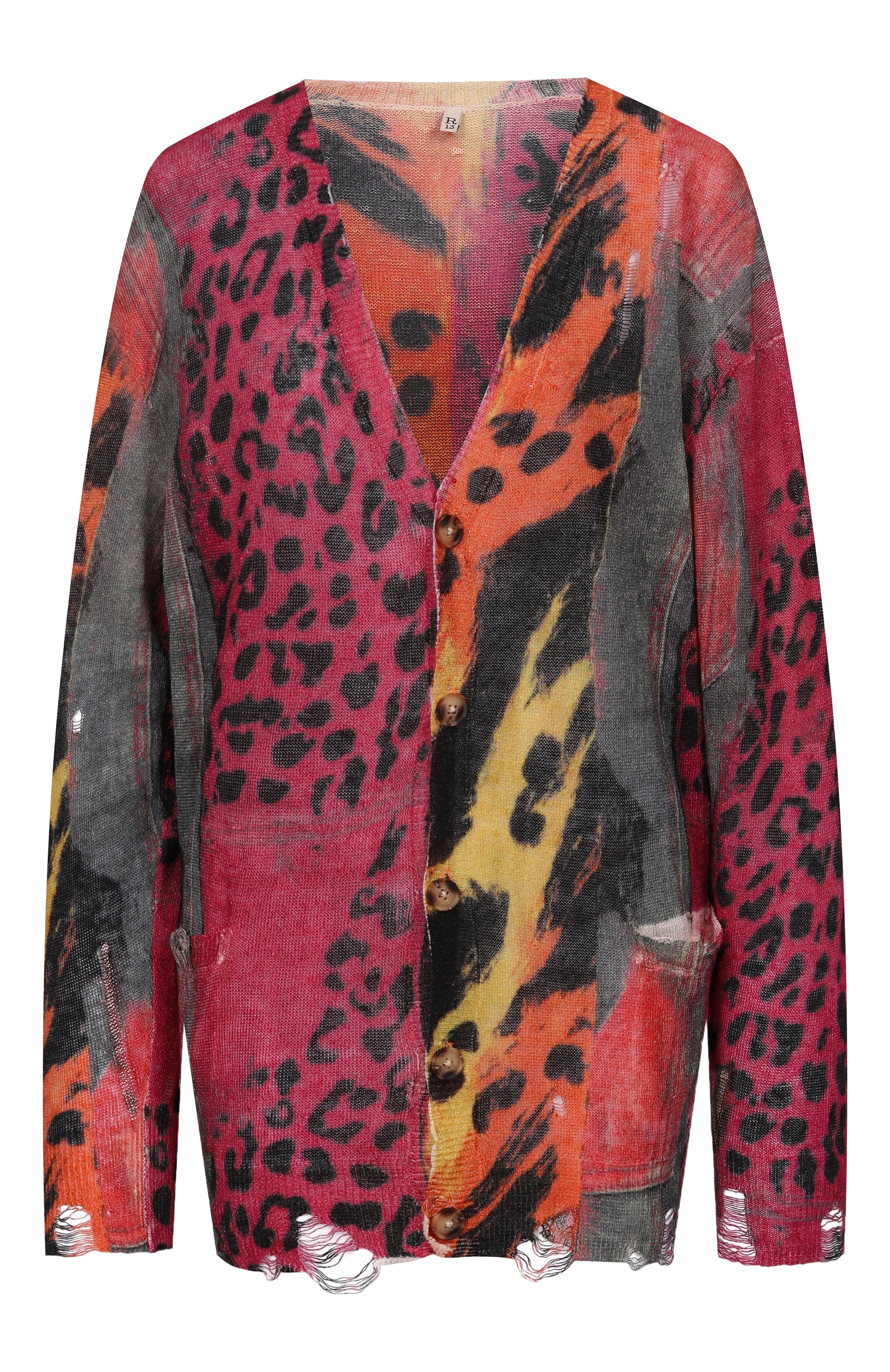 Льняной кардиган R13, арт. R13WY237-Y276B, фото 1