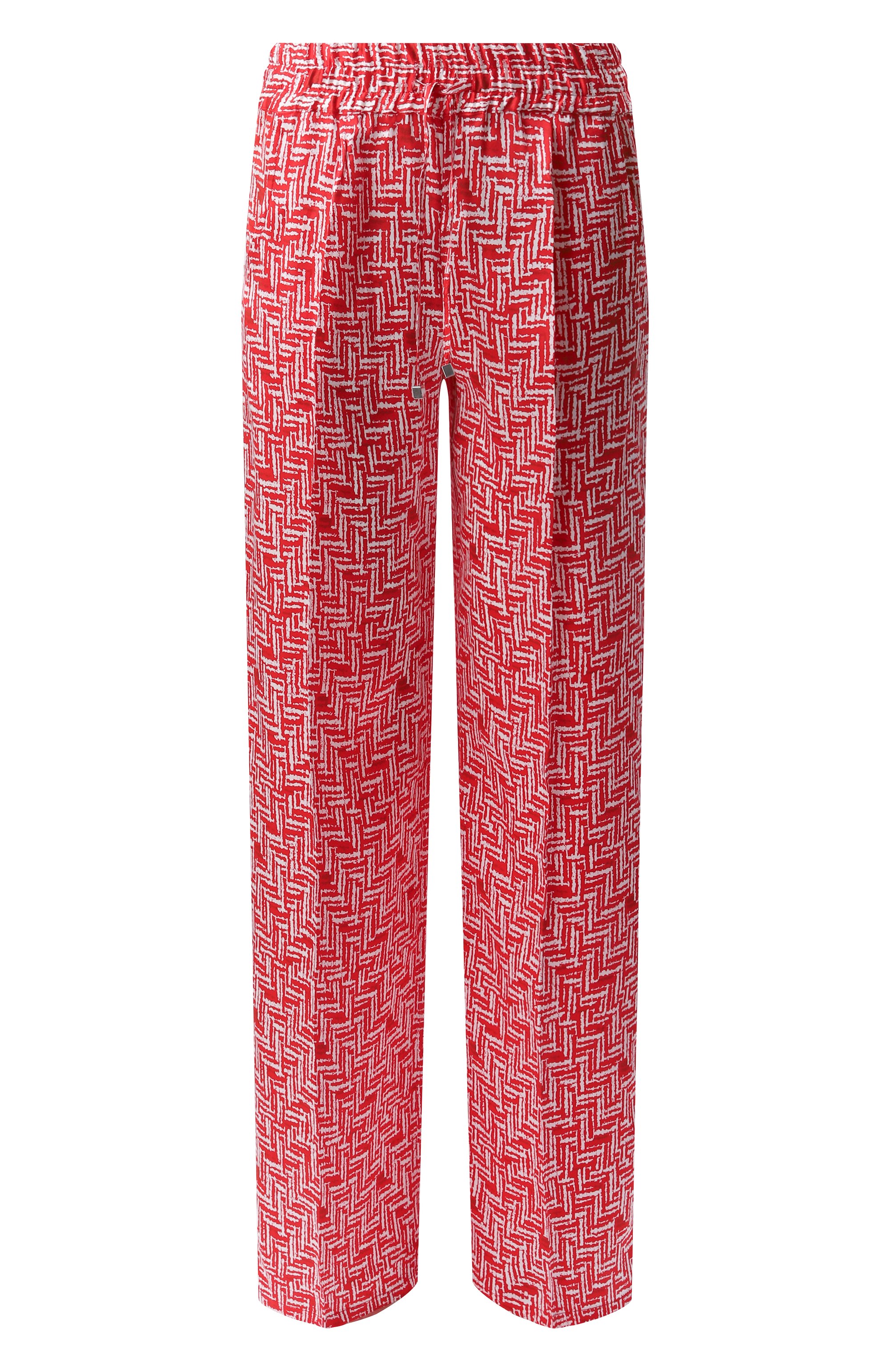 Шелковые брюки KITON красного цвета по цене 147000 руб., арт. D48122K0964E02, фото 1 Шелковые брюки KITON, арт. D48122K0964E02, фото 1