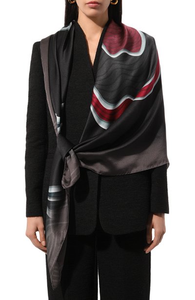 Шелковая шаль GIORGIO ARMANI, арт. 795306/4F121, фото 3