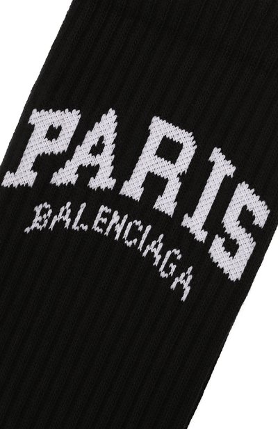 Хлопковые носки BALENCIAGA, арт. 689767/372B4, фото 2