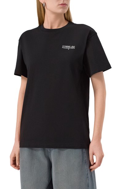 Хлопковая футболка COMME DES FUCKDOWN, арт. CFABW01213, фото 3