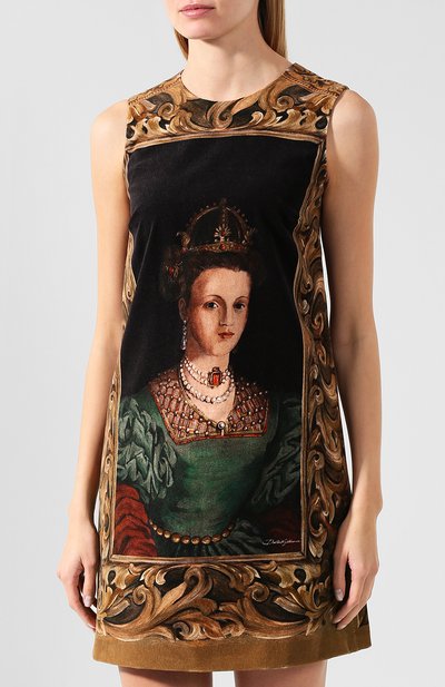 Хлопковое платье DOLCE & GABBANA, арт. F6E8CT/GD031, фото 3