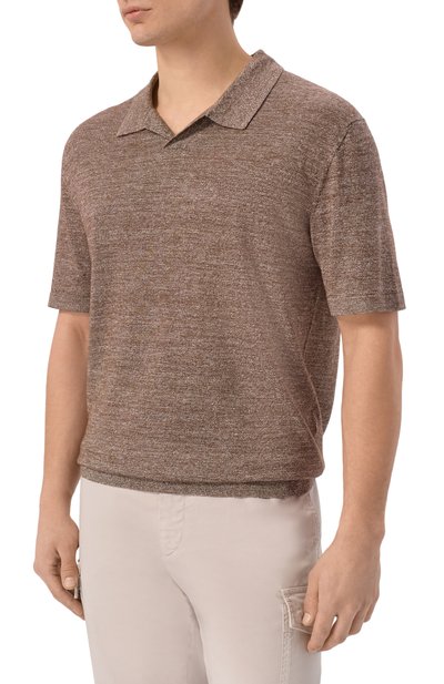 Поло из шерсти и льна 12 STOREEZ, арт. 137314, фото 3