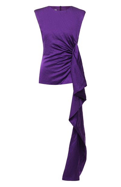 Женский топ с оборкой DRIES VAN NOTEN, арт. 192-10712-8342
