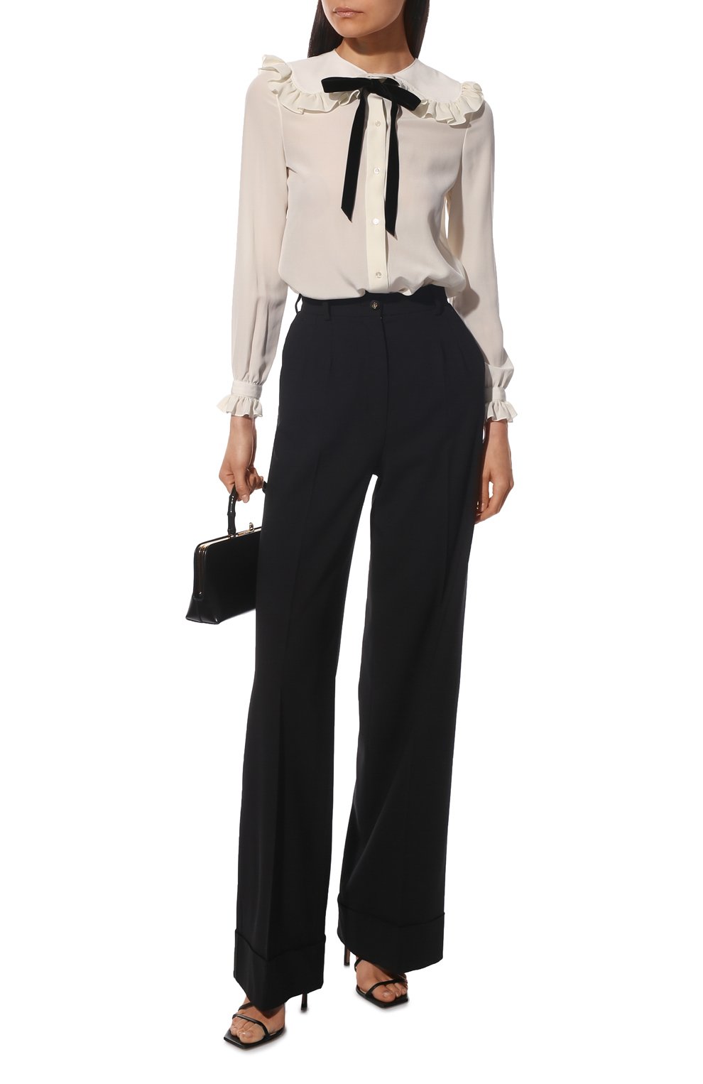 Кожаные босоножки manilla GIANVITO ROSSI черного цвета по цене 69800 руб., арт. G32062.15RIC.NAPNER0, фото 2 Кожаные босоножки manilla GIANVITO ROSSI, арт. G32062.15RIC.NAPNER0, фото 2