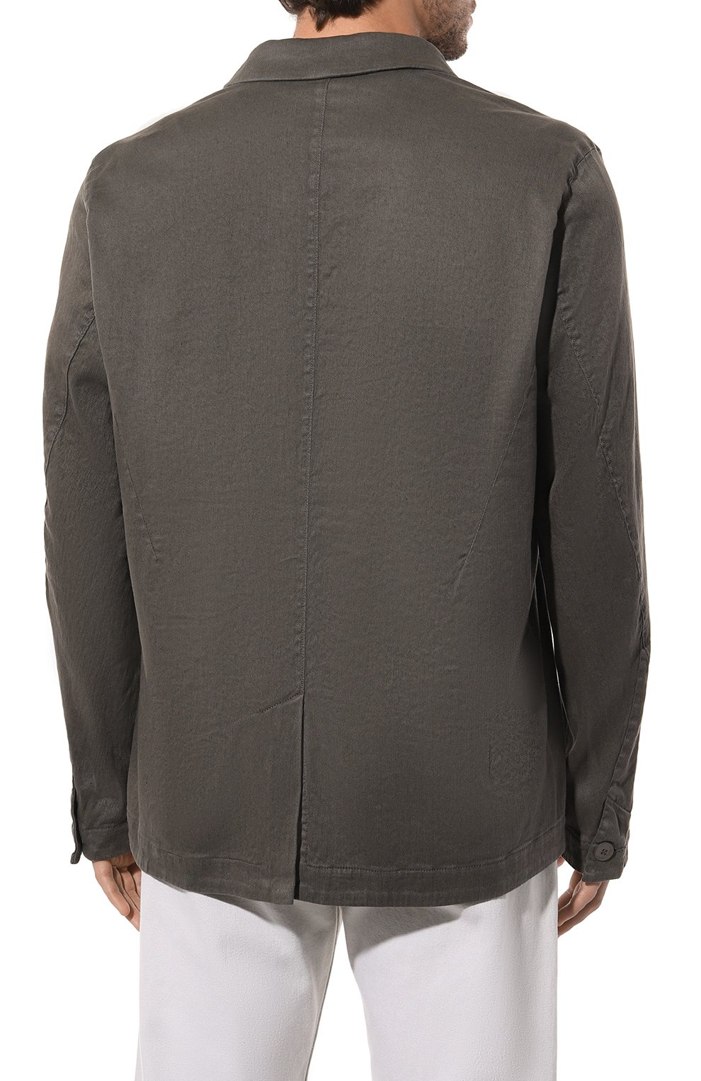 Пиджак изо льна и хлопка TRANSIT, арт. CFUTRWF152, фото 4