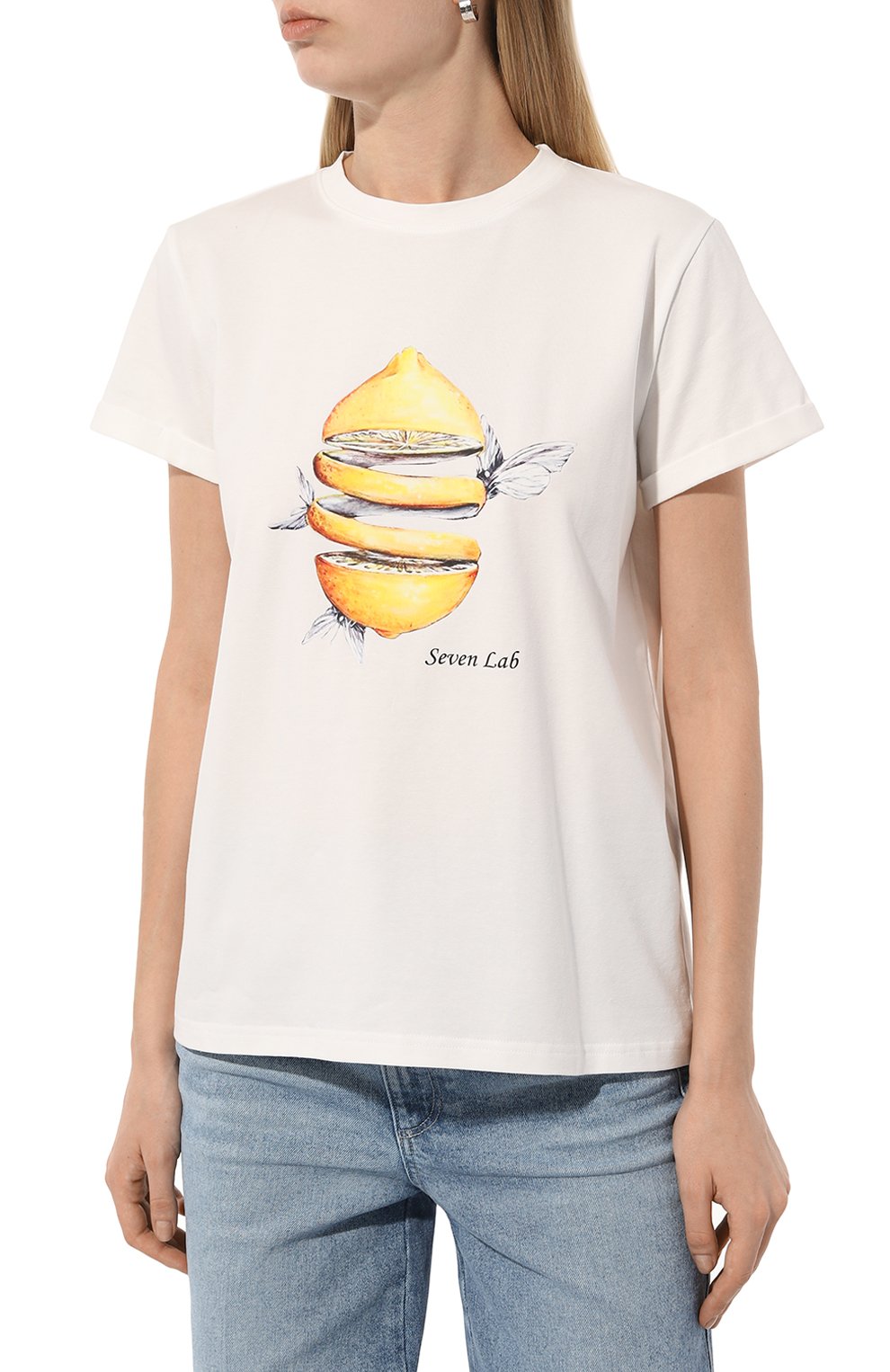Хлопковая футболка SEVEN LAB, арт. CTR1.01.100.257.0646, фото 3
