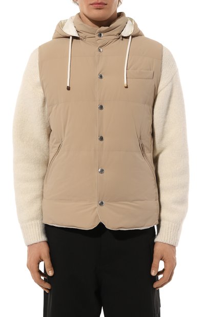 Пуховый жилет BRUNELLO CUCINELLI, арт. MM4031716, фото 3