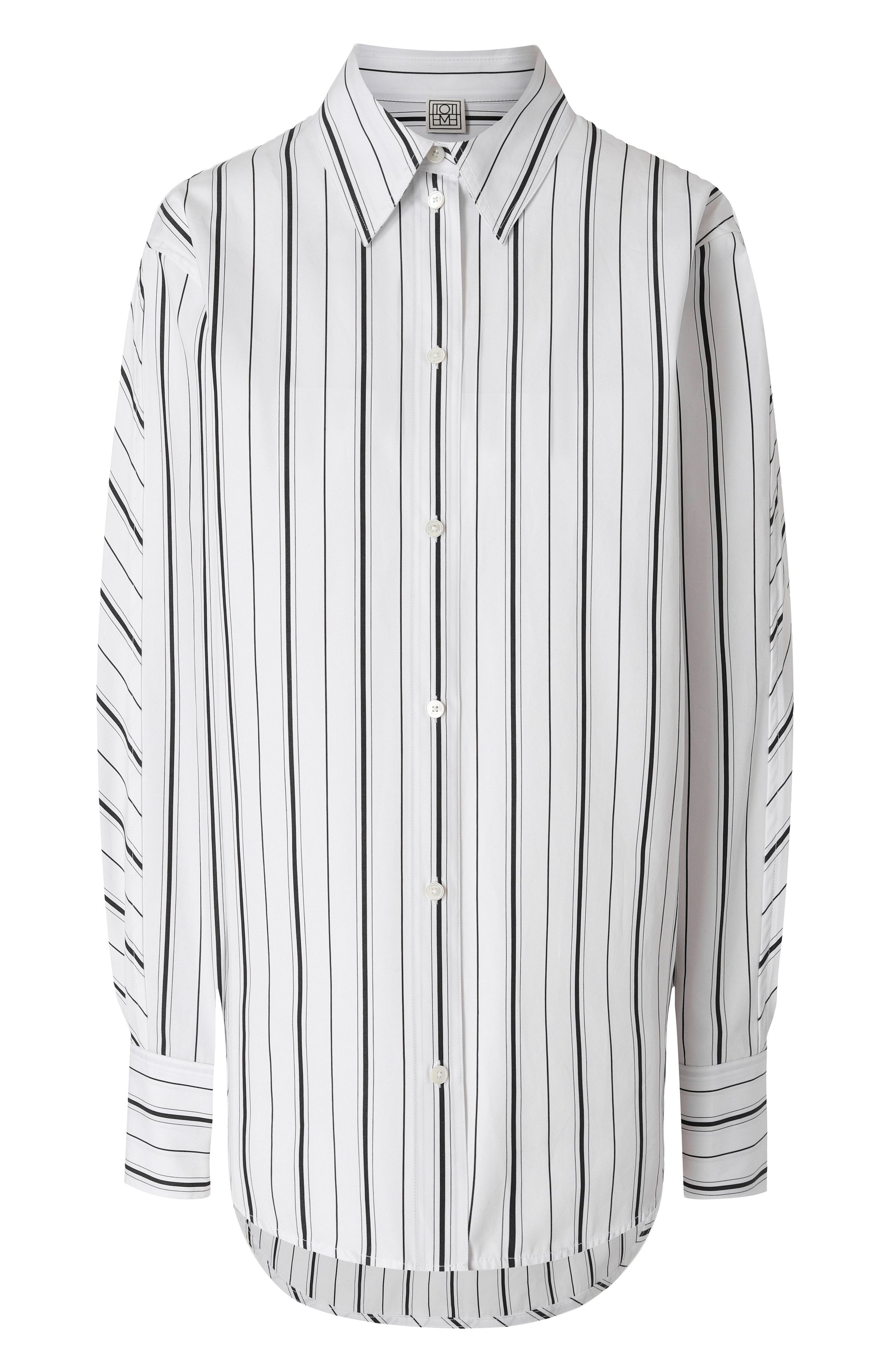 Хлопковая рубашка TOTEME, арт. 251-WRT2522-FB0338, фото 1