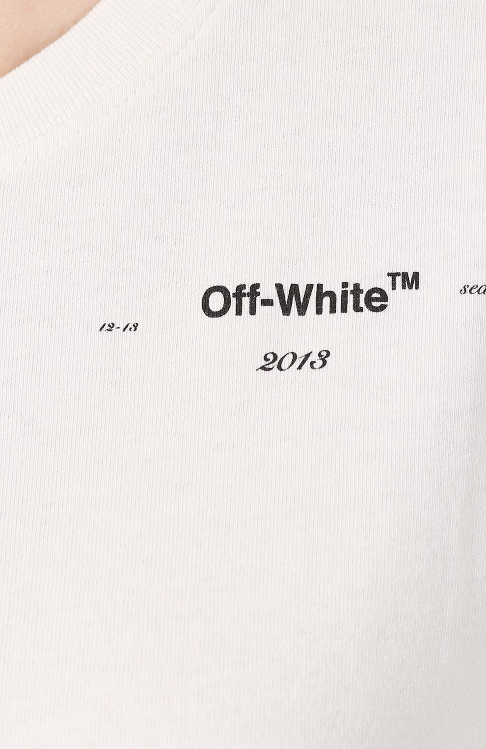 Хлопковая футболка OFF-WHITE, арт. 0WAA049S19B070590110, фото 5