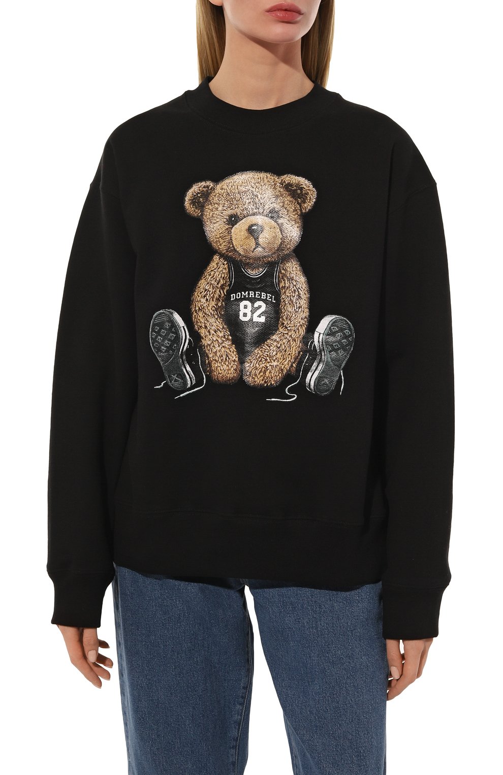 Хлопковый свитшот DOMREBEL, арт. PLAY/SWEATSHIRT, фото 3