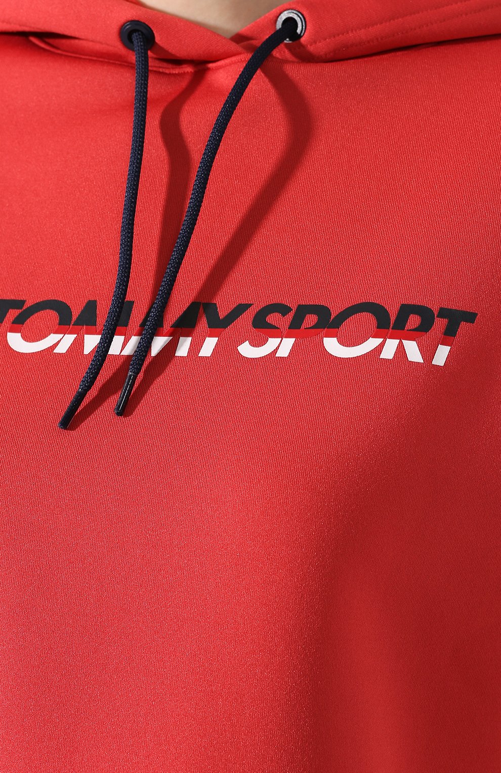 Худи TOMMY SPORT красного цвета по цене 7490 руб., арт. S10S100360, фото 5 Худи TOMMY SPORT, арт. S10S100360, фото 5