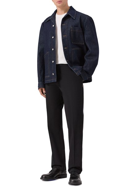 Хлопковые брюки BURBERRY, арт. 8110608, фото 2