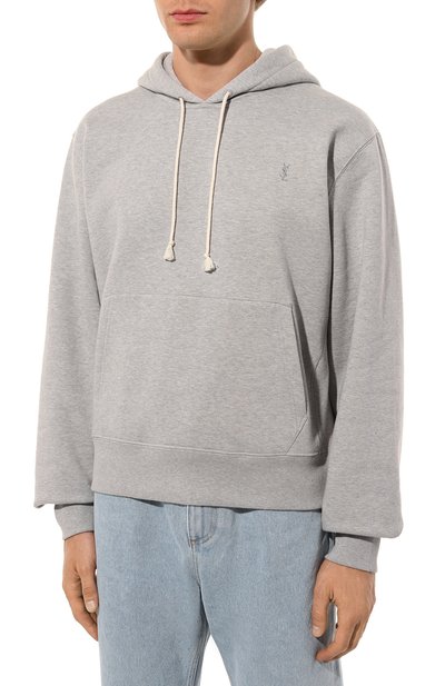 Хлопковое худи SAINT LAURENT, арт. 778464/Y37PU, фото 3