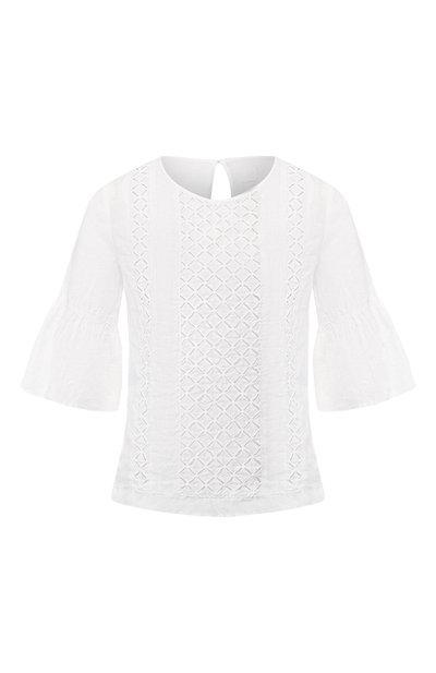 Женский льняной топ 120% LINO, арт. P1W19F3/B317/000