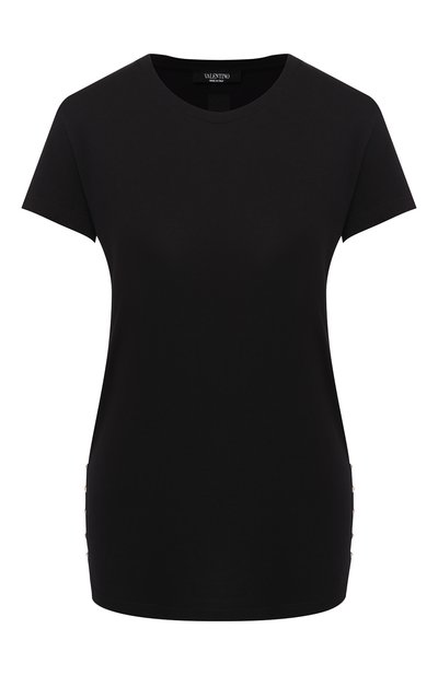 Женская хлопковая футболка VALENTINO, арт. RB3MG02Z48U