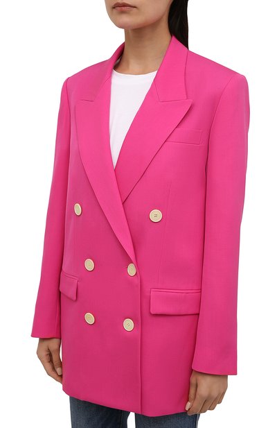Шерстяной жакет ISABEL MARANT розового цвета по цене 115000 руб., арт. VE1653-21H022I/NEVA, фото 3 Шерстяной жакет ISABEL MARANT, арт. VE1653-21H022I/NEVA, фото 3