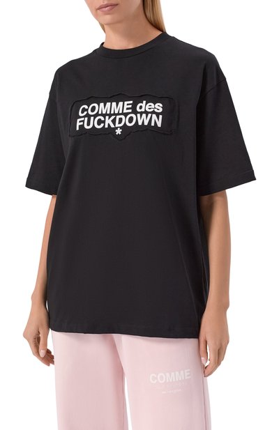 Хлопковая футболка COMME DES FUCKDOWN, арт. CFABW01667, фото 3