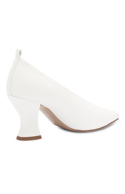 Кожаные туфли BOTTEGA VENETA белого цвета по цене 83450 руб., арт. 574635/VBPA0, фото 4 Кожаные туфли BOTTEGA VENETA, арт. 574635/VBPA0, фото 4