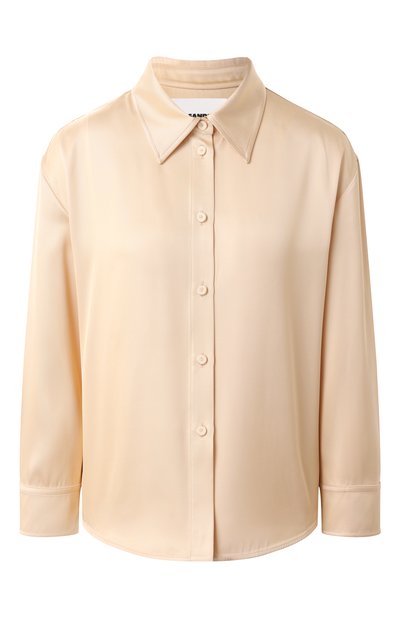 Женская рубашка из вискозы и шелка JIL SANDER, арт. J01DL0156/J65112