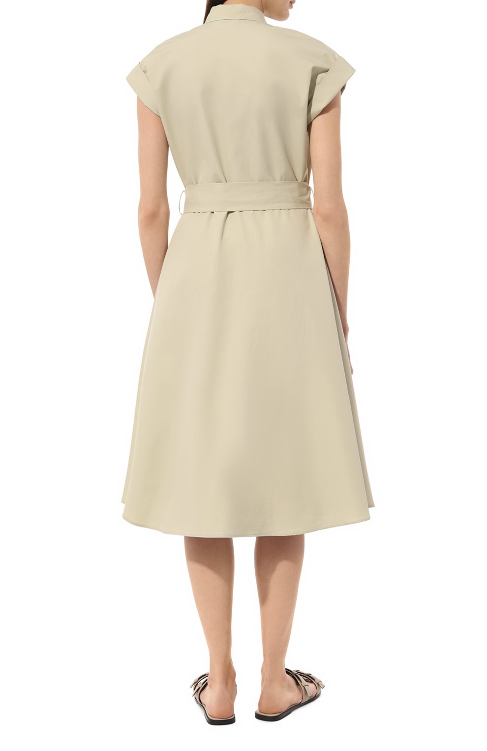 Хлопковое платье KITON, арт. D55375K0972C, фото 4