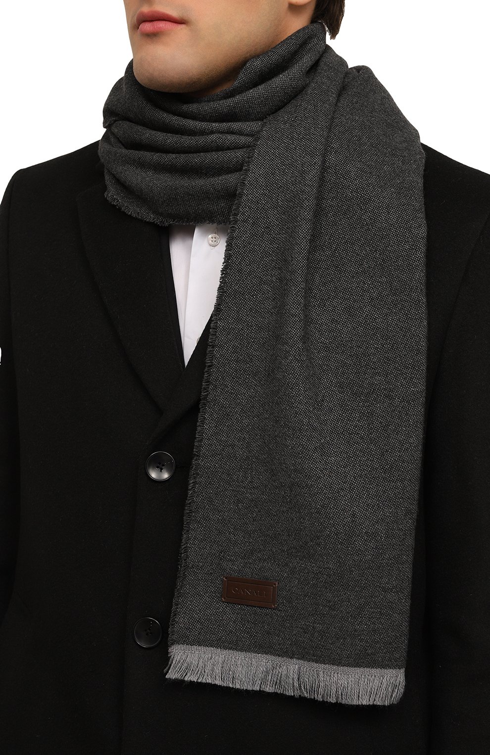 Шарф из кашемира и шерсти CANALI, арт. 06/TF00287, фото 2